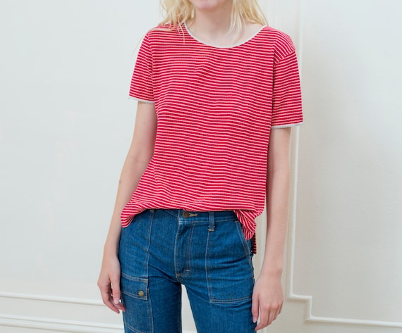 Striped t shirt clearance 80s