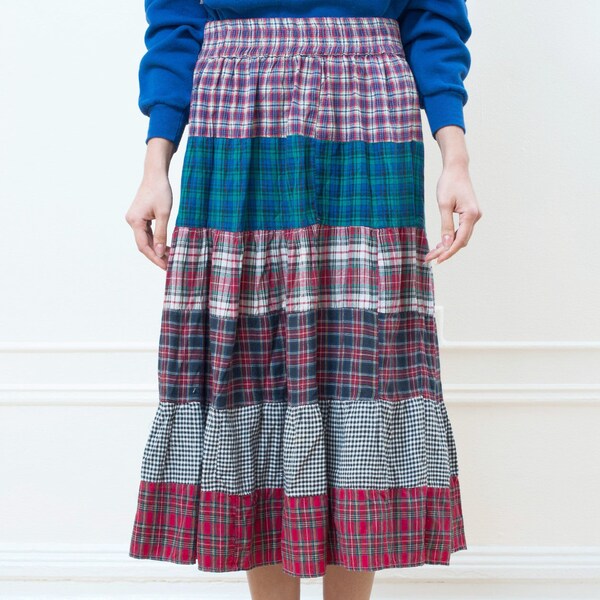 Patchwork Skirt - Etsy