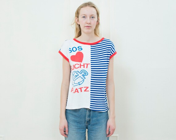 striped sailor shirt | graphic german t shirt | re