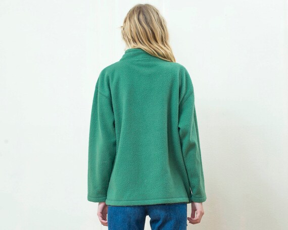 90s green novelty fleece sweatshirt large | austr… - image 3