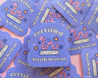 Bookworm Sticker: Laptop Decal | Vinyl Sticker | Gift for Friend | Quote Sticker
