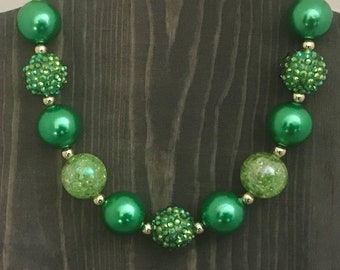 St Patrick's Bubblegum Necklace