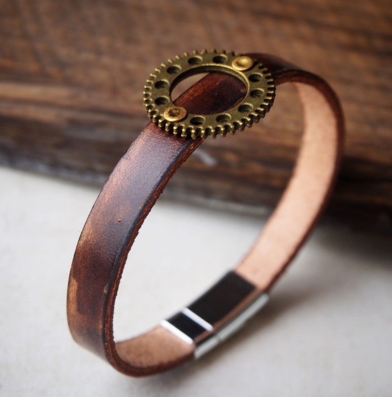 Leather bracelet for boyfriend Clearance