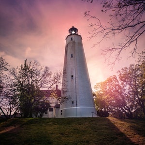 11x14 Sandy Hook Lighthouse