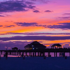 16x20 Clearwater Beach Sunset