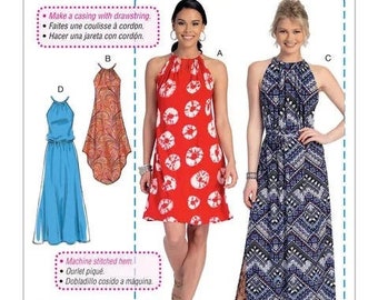 MAXI PLUS SIZES MCCALL'S SEWING PATTERN 7405 MISSES 16-26 EASY DRAWSTRING DRESS MAXI PLUS SIZES MCCALL'S SEWING PATTERN 7405 MISSES 16-26 EASY DRAWSTRING DRESS