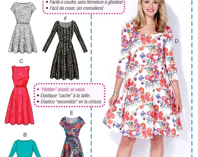 Misses/women'slearn to Sew Knit Dress neckline and Etsy