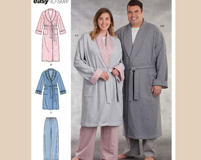 Simplicity S8804 Sewing Pattern for Misses/men's and Plus Size Easy to ...