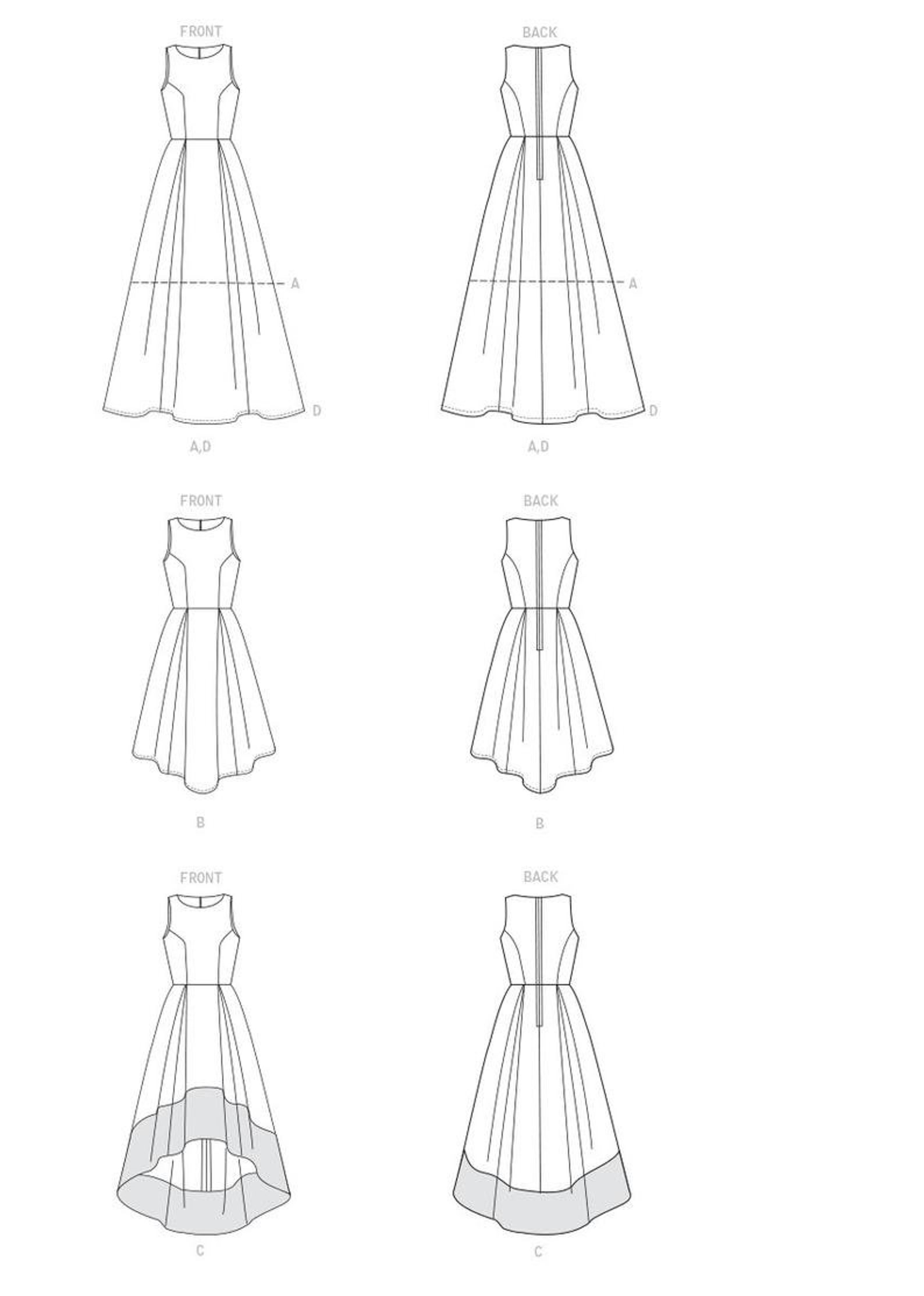 Mccall’s M8060 Sewing Pattern for Misses’ Easy to Sew Sleeveless ...