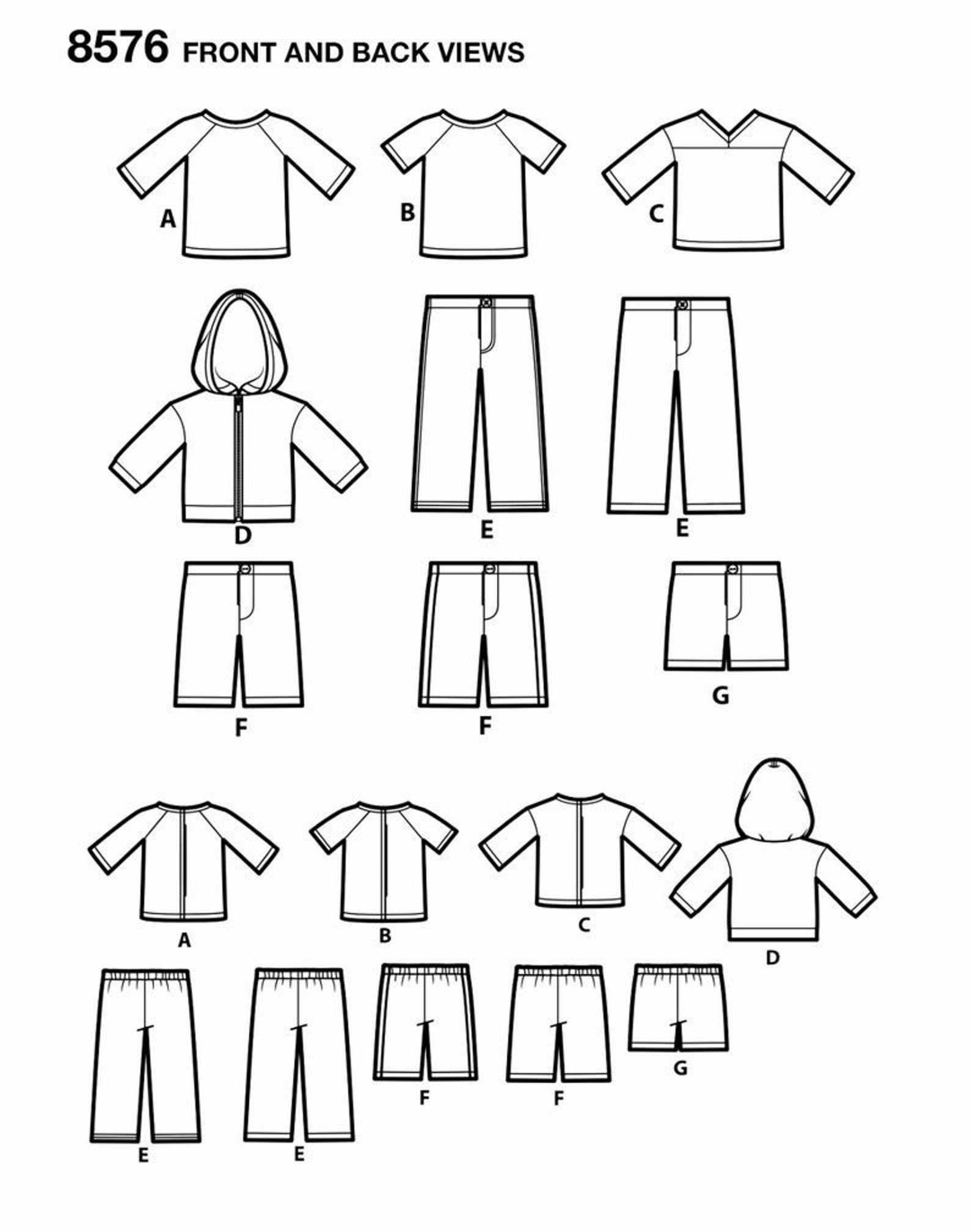 Simplicity 8576 Sewing Pattern 18inch Doll Clothes Boy or Etsy