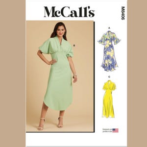 sachin and babi light blue dress Flutter Sleeve Dress Empire Waist Pattern