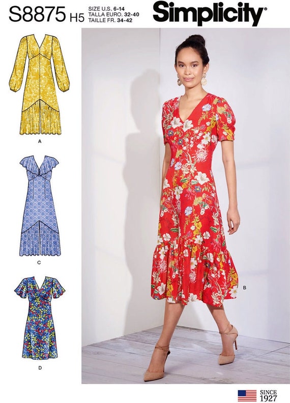 Simplicity S8875 Sewing Pattern Misses and Women s Plus Size Deep