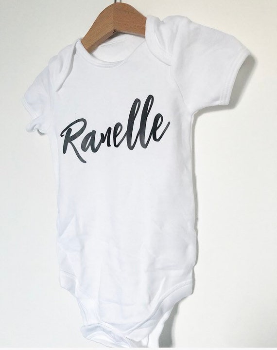 personalised baby vests