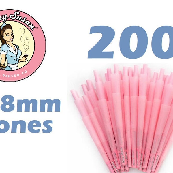 BLAZY SUSAN Pink Pre Rolled Cone  98mm 20 / 25 / 50 / 75 / 100 / 200 cones