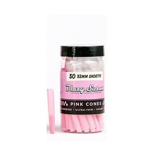 Blazy Susan Pink or Purple Shorty's Pre-Rolled Cones 50ct, 53 MM