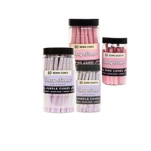 Blazy Susan Pink or Purple Pre-Rolled Cones 50ct, 98 MM & 53 mm Bundle
