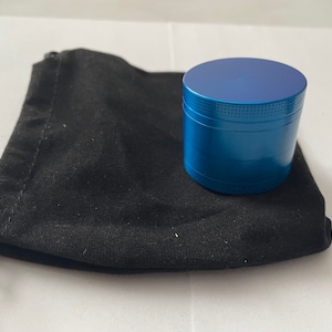 Premium 4 piece Herb Tobacco Grinder  Free Cloth Pouch Included