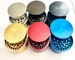 2.25' Large 4 Piece Titanium Alloy Tobacco Spice Herb Grinder Crusher Blue Red Black Gray Silver Gold Cleaning Tool Included 