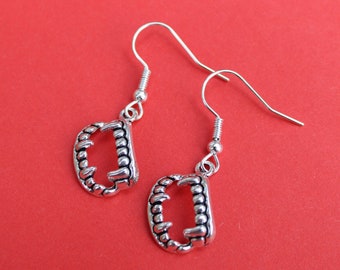 Fright-night Fang Halloween Earrings - Vampire / werewolf / Dracula costume