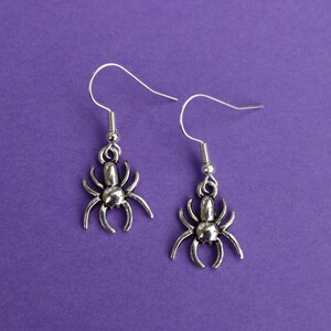 Spooky Spider Creepy Halloween Earrings