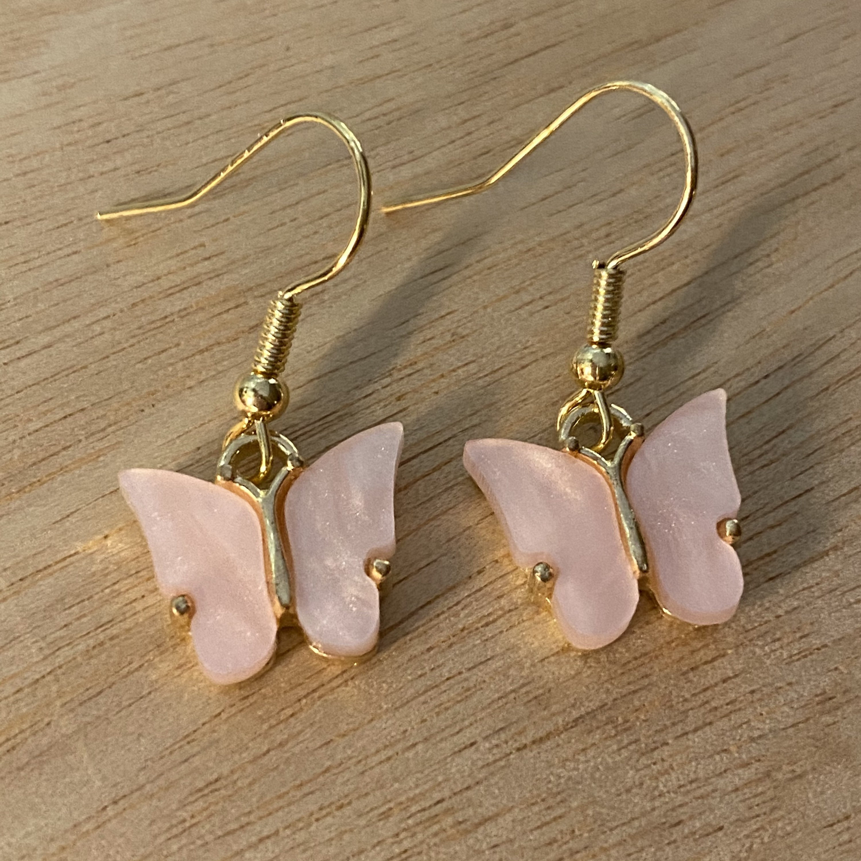 Women Gold Plated Butterfly Earrings