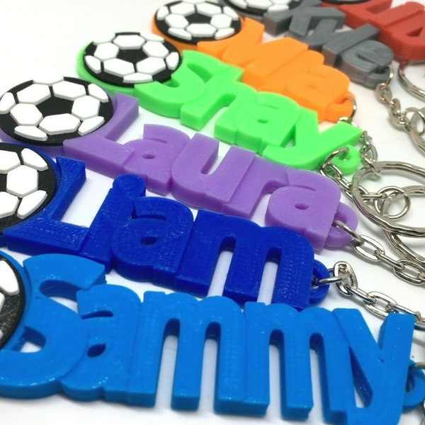 Llavero de fútbol personalizado, llavero de fútbol, relleno para bolsa de fiesta de fútbol, regalo de equipo de fútbol, regalo de fútbol, recuerdo de fútbol, menos de 5 libras