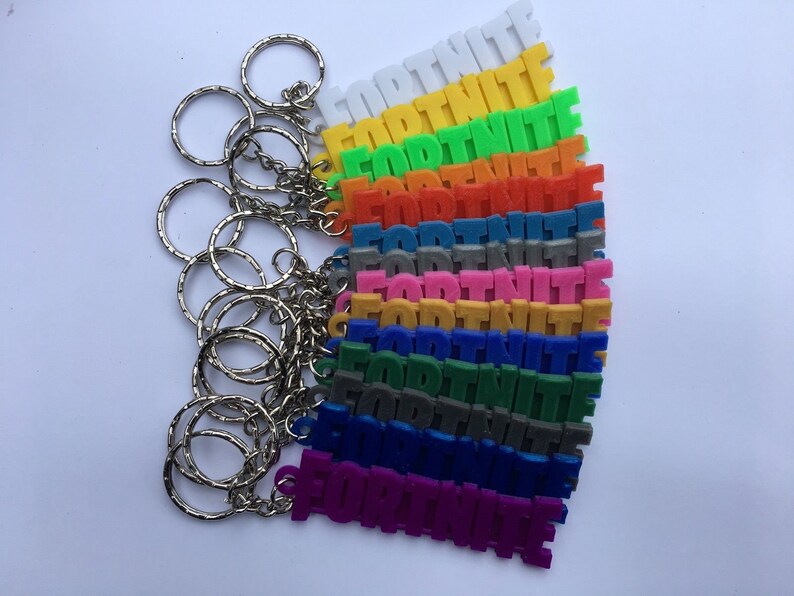 10 Fortnite Style Por!   te Cle Battle Royal Jeux Partybag Etsy - image 0