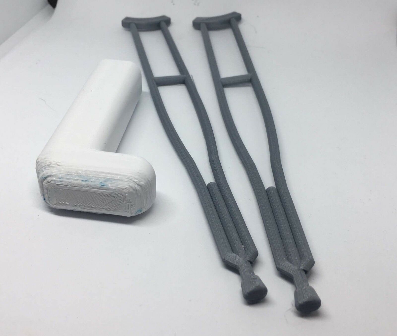 Crutches and a Leg Plaster Cast made to fit Barbie Doll Style Etsy