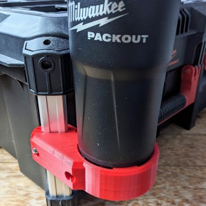 Milwaukee Thermal Tumbler / Cup Holder for the Packout Corner Rail System