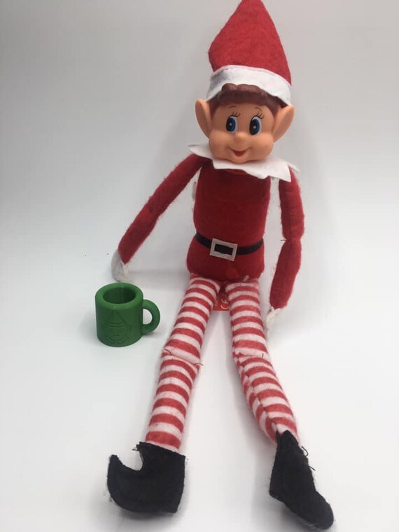 Elf Mini Mug Elf Prop. Funny Elf Naughty Elf Christmas Elf | Etsy