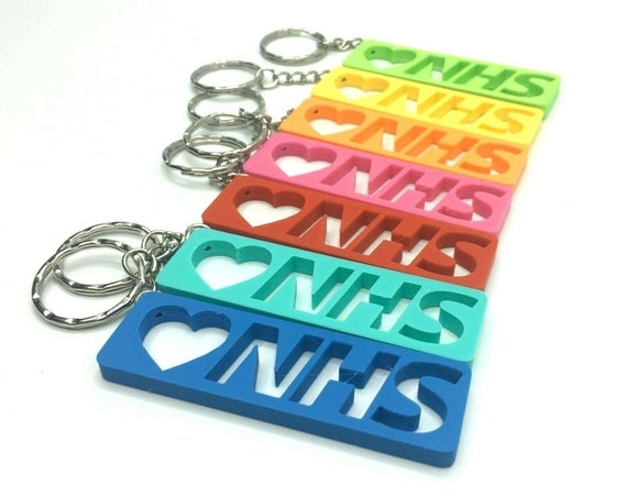 #StaySafe We Love the NHS Keyring #Stayhome loads of colour options