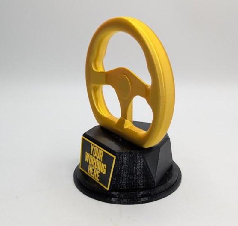 Driving Trophy Personalised Steering Wheel Trophy, Car Award Trophy, Gift for Car ...