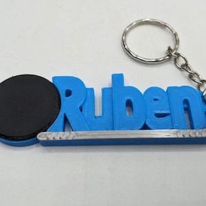 Ice Hockey Keyring / Hockey Party Bag / Hockey Team Keyring / Ice Hockey Bag / Hockey Player Gift / Personalised Hockey Gift / Hockey Party