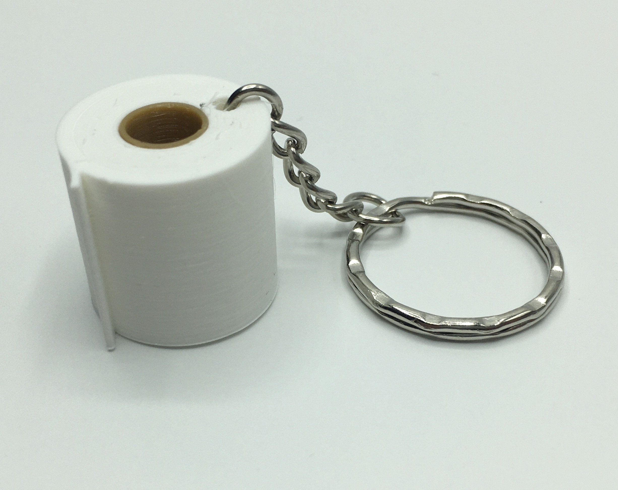 Toilet Roll Keyring / Toilet Paper Joke Keyring / Key Chain / Etsy