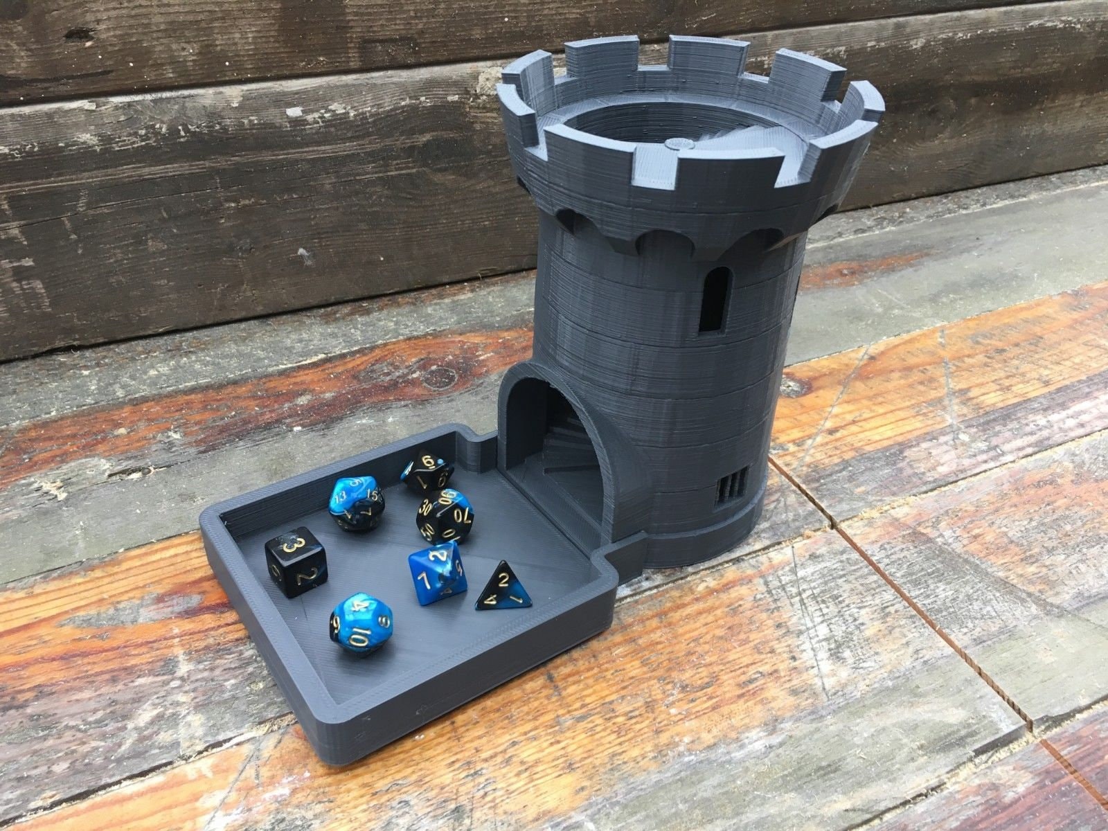 Castle Dice Tower for Traditional & Role Playing Table Dice Etsy