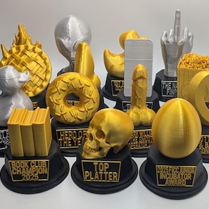 Personalised Custom Trophy, Design Your Own Trophy, Fun Office Award, Friend Trophy Award,  Your Custom Trophy Gift, Trophy Designed By You