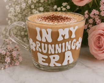 My Running Era Mug, Gift for Her, Present For Her, Gift for Running Club, Running Era Glass, Gift for Runner, Runner Mug Gift, Runner Gift