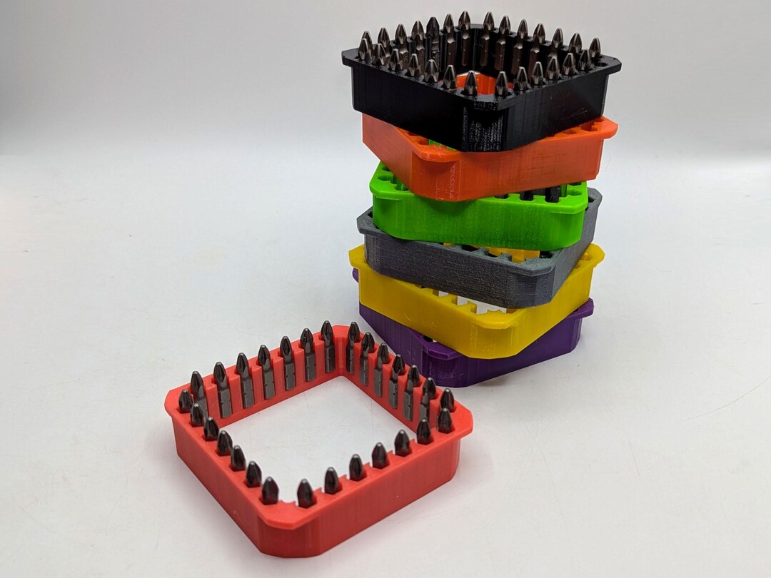 28 Hex Bit Holder Space Saving for Milwaukee Packout Organiser Case ...