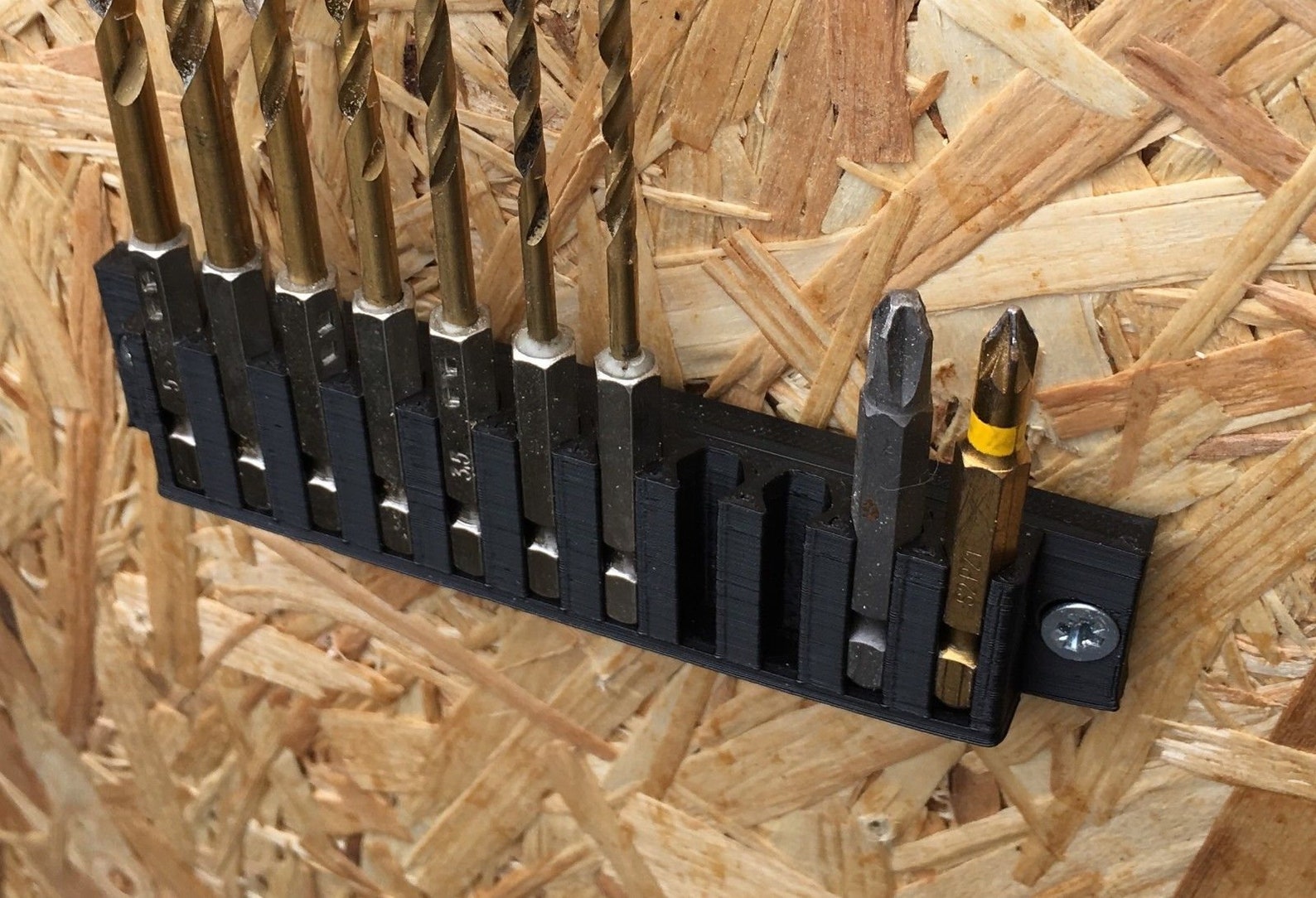 1/4 Hex Shank Screwdriver Bit Holder Storage Shed Van Etsy