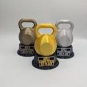 Personalised Kettle Bell Trophy, Exercise Fun Trophy, Gift for Personal Trainer, Custom Trophy Gift, Weight Bell Trophy, Bodybuilding Trophy