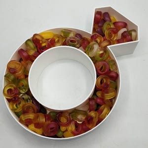 Engagement Sweet Table, Wedding Ring (8.5") for Sweet filling Cake Alternative, Wedding Table Decoration, Engagement Party Display Table