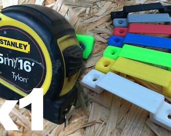 Tape Measure Holder / Wall Mount / Bracket / Clip for Shed / Tape Measure Storage / Tape Measure Mount / Tape Measure Display / Tape Measure