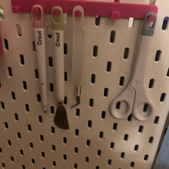 Ikea Skadis Pegboard Tools and Accessory Storage for Cricut Maker