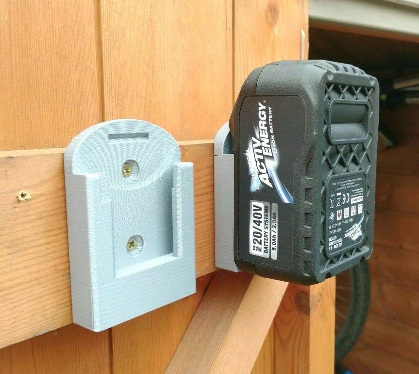 Aldi Activ Energy 20V & 40v Battery Wall Mount Holder for Etsy UK