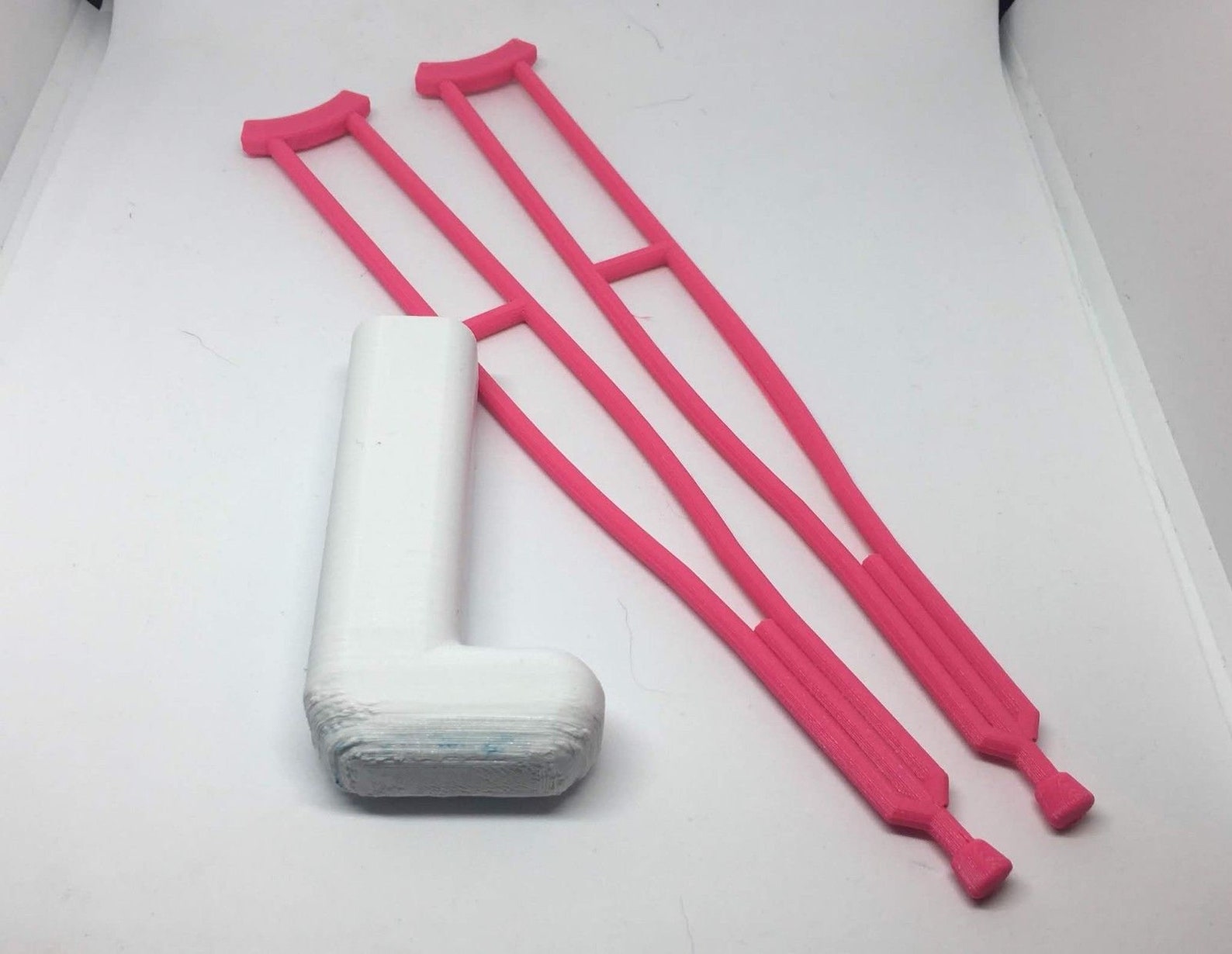 Crutches and a Leg Plaster Cast made to fit Barbie Doll Style Etsy