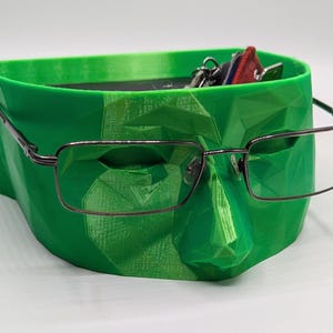 Porte-verres bol, rangement verres et clés, rangement de chevet, porte-lunettes, clés et bol portefeuille, cadeau pour lui, porte-lunettes porte-clés de bureau