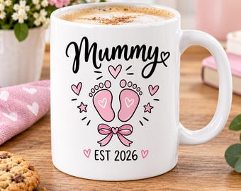 New Mummy Mug, New Parent Mug, Daddy Mug, Parent To Be Gift, Baby Shower Gift, Pregnancy Announcement, Mum To Be, Dad To Be, Grandparent Mug