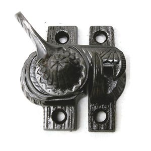 Antique Vintage Victorian Eastlake Ornate Window Sash Lock Latch Reclaimed