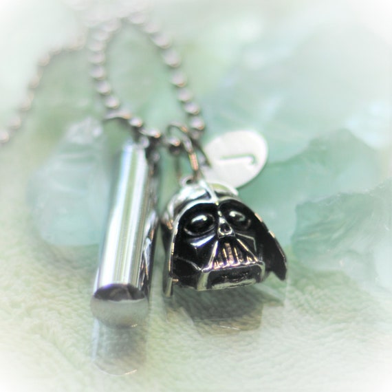 Star Wars Darth Vader Garnet & Black Diamond Necklace 1/8 ct tw Sterling  Silver & Black Rhodium | Kay