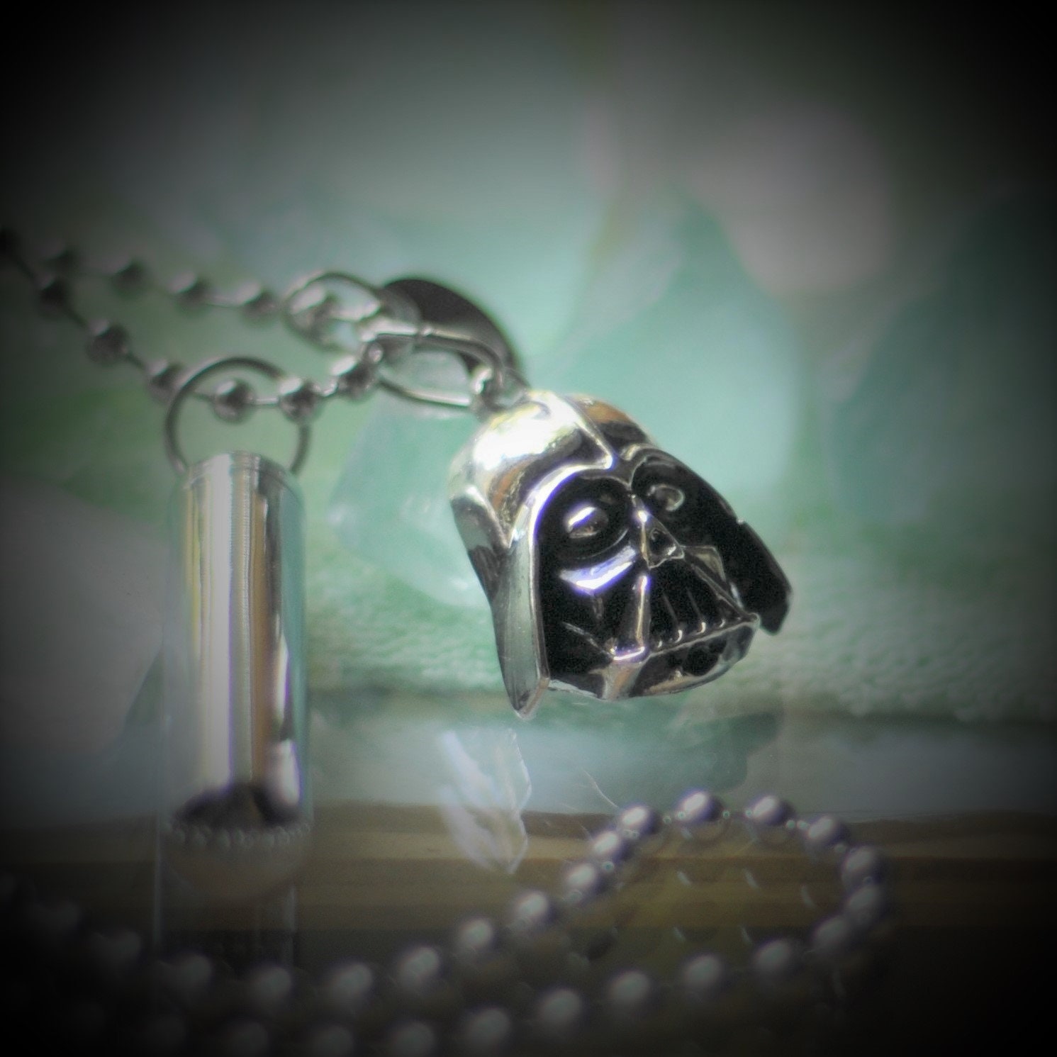 Star Wars Darth Vader cremation Jewelry Necklace Memorial Ashes